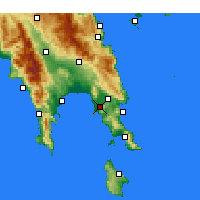 Nearby Forecast Locations - Asopos - Mapa
