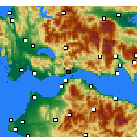 Nearby Forecast Locations - Lepanto - Mapa