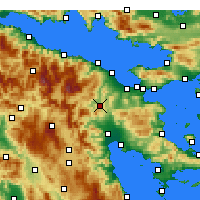 Nearby Forecast Locations - Nemeia - Mapa