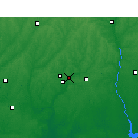 Nearby Forecast Locations - Ozark - Mapa