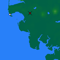 Nearby Forecast Locations - Chevak - Mapa