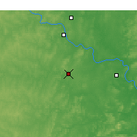Nearby Forecast Locations - Okmulgee - Mapa
