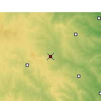 Nearby Forecast Locations - Comanche - Mapa