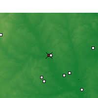 Nearby Forecast Locations - Hearne - Mapa