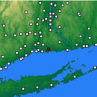 Nearby Forecast Locations - Guilford Center - Mapa