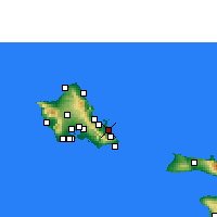 Nearby Forecast Locations - Kailua - Mapa