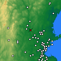 Nearby Forecast Locations - Hudson - Mapa