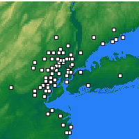 Nearby Forecast Locations - West New York - Mapa