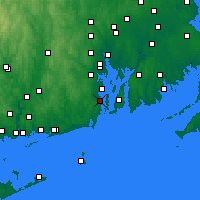 Nearby Forecast Locations - North Kingstown - Mapa
