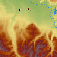 Nearby Forecast Locations - Delta Junction - Mapa