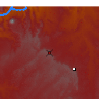 Nearby Forecast Locations - Kayenta - Mapa