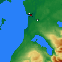 Nearby Forecast Locations - Kenai - Mapa