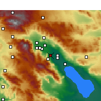 Nearby Forecast Locations - La Quinta - Mapa