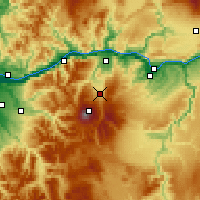 Nearby Forecast Locations - Mount Hood Parkda - Mapa