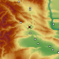 Nearby Forecast Locations - Selah - Mapa