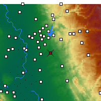 Nearby Forecast Locations - Sloughhouse - Mapa