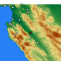 Nearby Forecast Locations - Soledad - Mapa