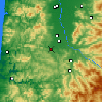 Nearby Forecast Locations - Veneta - Mapa