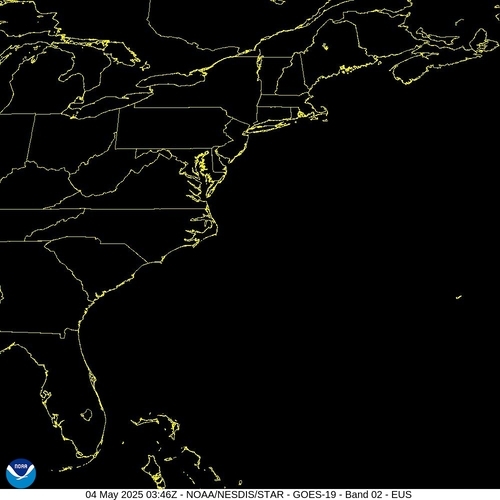 imagem de satélite infravermelho (bw) América Central Oceano Atlântico (oeste) Domingo, 04/05/2025, 04:46 h WEST