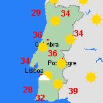 previsão Sex, 19-08 Portugal