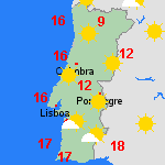 previsão Sex, 02-12 Portugal