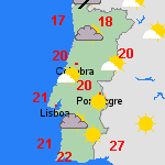 previsão Sáb, 25-03 Portugal