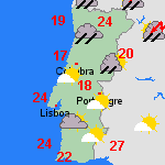 previsão Seg, 29-05 Portugal