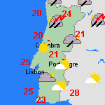 previsão Ter, 30-05 Portugal