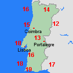 previsão Dom, 25-02 Portugal
