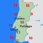 previsão Seg, 26-02 Portugal