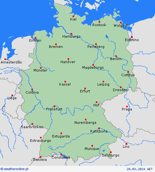  Alemanha Europa mapas de previsão