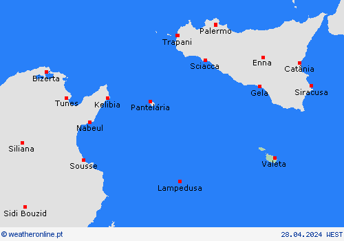  Malta Europa mapas de previsão